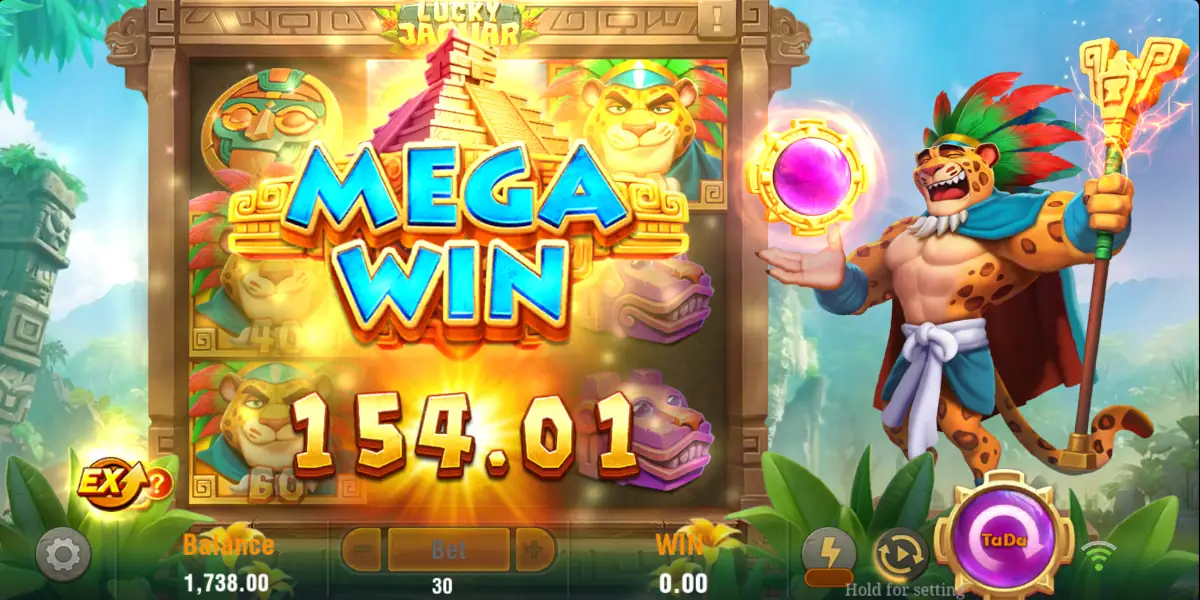 Lucky Jaguar símbolos e multiplicadores